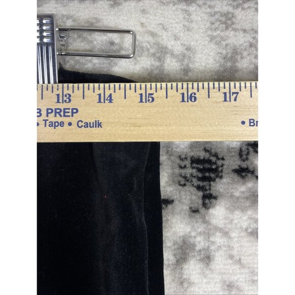 Lauren Ralph Lauren Pants Womens Size 6 Black Velour Skinny Stretch‎ - Picture 5 of 15
